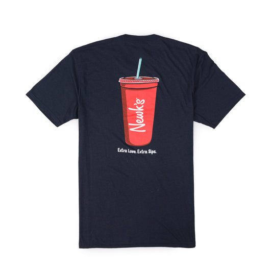 Extra Love Extra Sips Tee - Navy