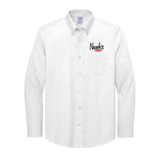 Men's Brooks Brother's Pinpoint Shirt - White