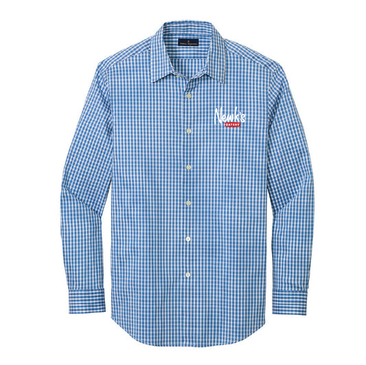 Men's Brooks Brother's Patterned Shirt - Charter Blue