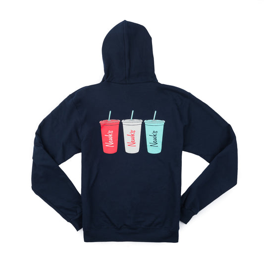 Three Cups Hooded Sweatshirt - Navy