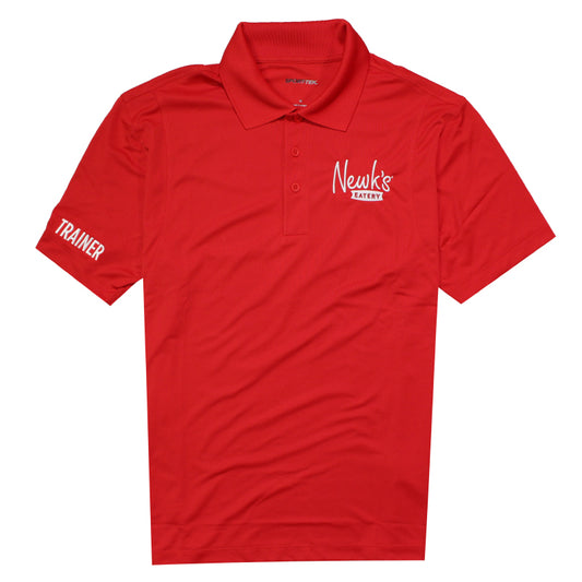 Men's TRAINER Sport Polo - Red